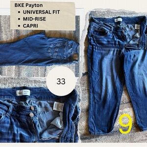 Buckle BKE - Payton - MidRise Capri - size 33